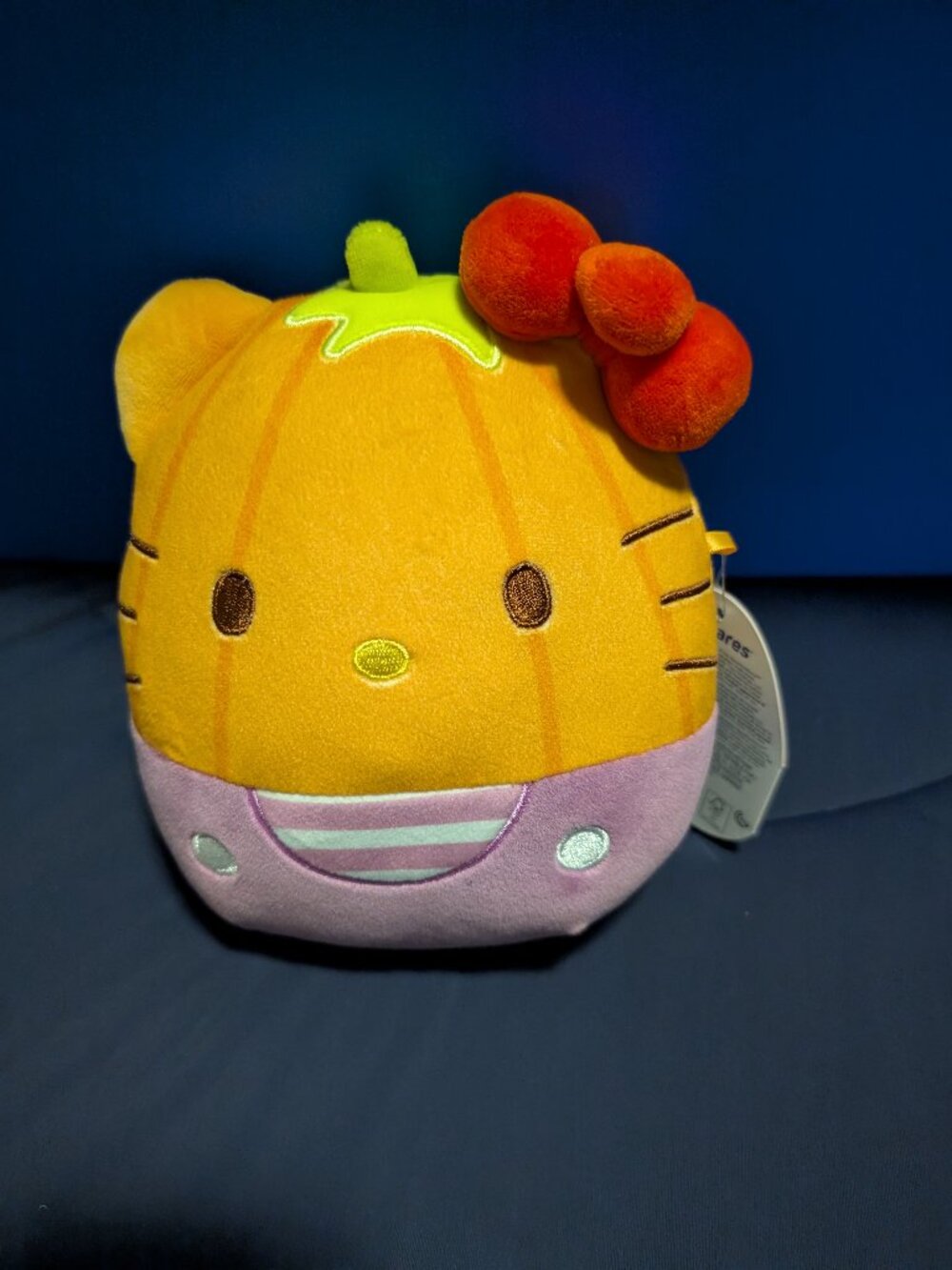 Squishmallows Hello Kitty Pumpkin 7" Plush NEW. Jazwares